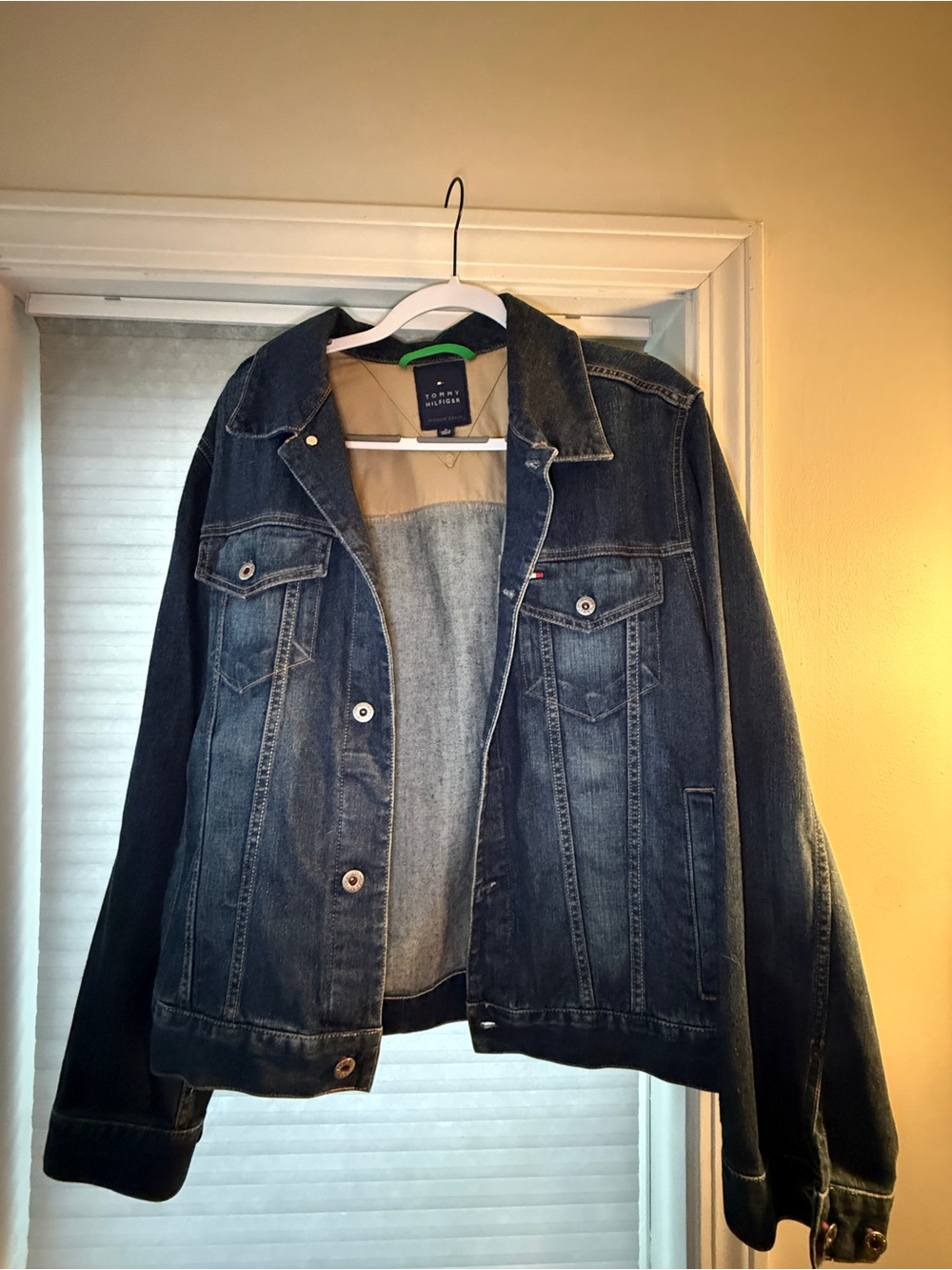 Tommy Hilfiger Men’s Navy Blue Denim Jacket